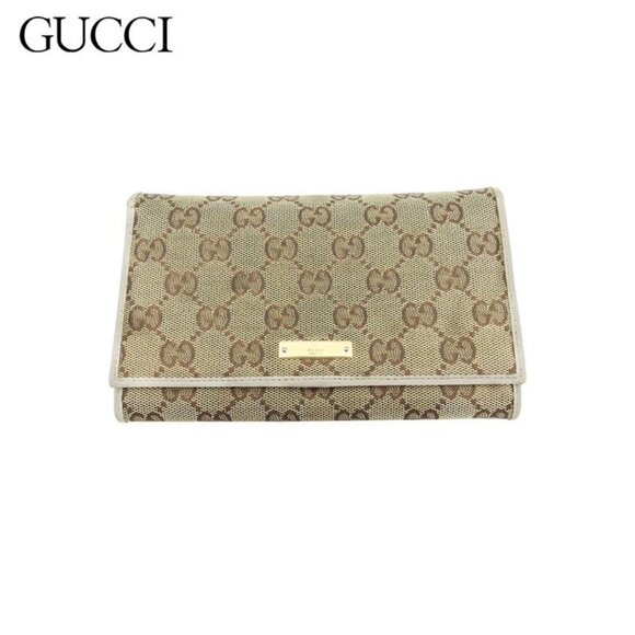 GUCCI purse wallet GG pattern Authentic Used - Picture 2 of 10
